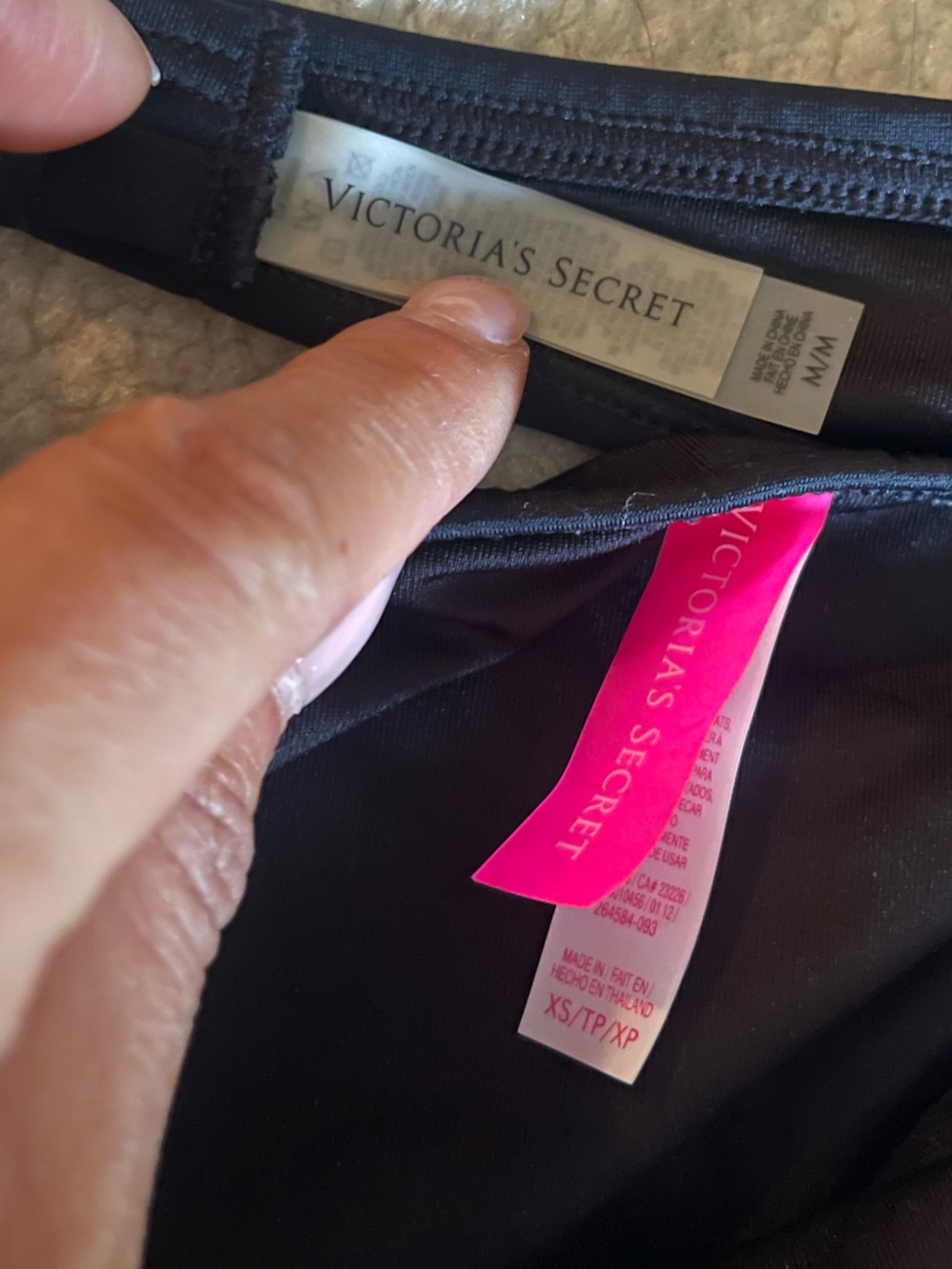 Victoria's Secret Black Halter Bikini Set - Picture 2 of 2